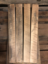 Load image into Gallery viewer, Table Legs, Reclaimed Oak Barnwood, Tapered style 3.5", Set of 4 - Farmhouse